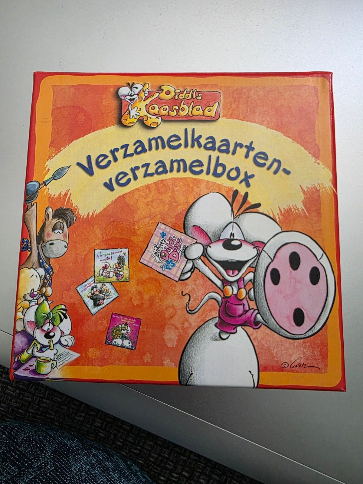 Diddl verzamelbox met 13 kaarten, Verzamelen, Diddl, Ophalen of Verzenden, Verschillende figuren, Gebruikt