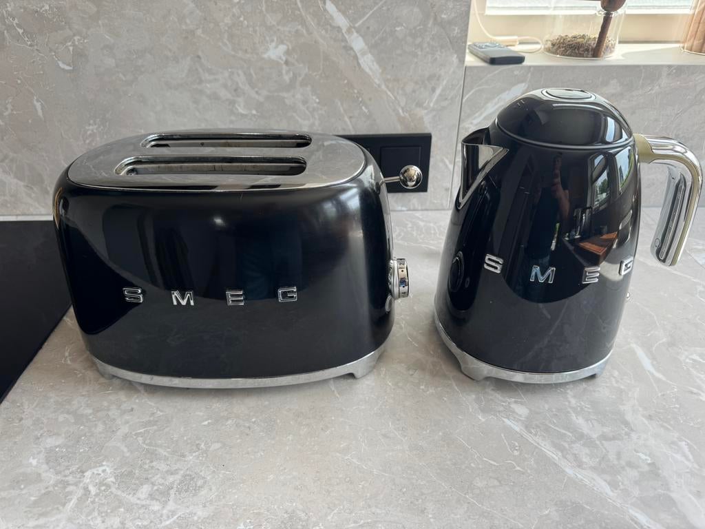 Smeg waterkoker en Broodrooster, Ophalen of Verzenden, Zo goed als nieuw