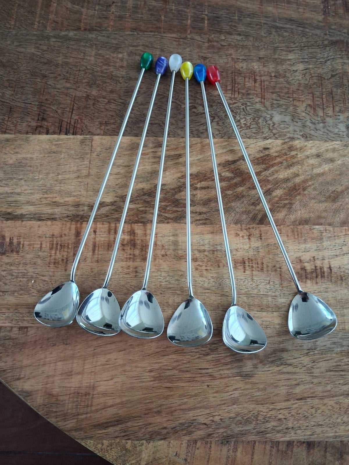 Vintage sorbet lepels 6x, Antiek en Kunst, Antiek | Bestek, Ophalen of Verzenden
