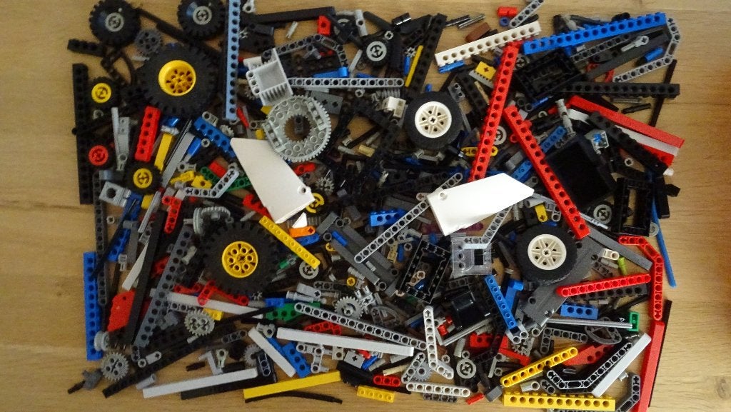 Lego Technic partij ca. 800 stuks (P09), Gebruikt, Lego, Ophalen of Verzenden, Technic