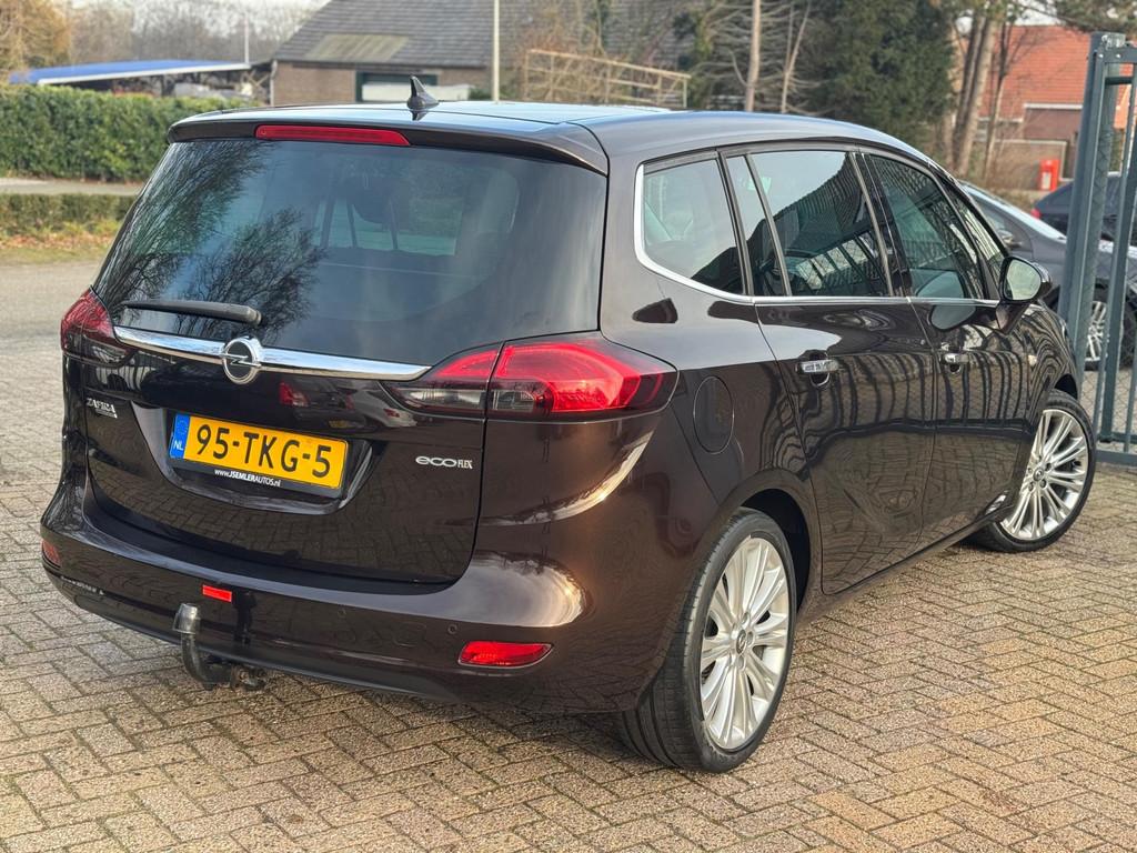 Opel Zafira Tourer 1.4 Cosmo NAVIGATIE CRUISE CTRL PDC PANOR, Euro 5, 4 cilinders, Bruin, Origineel Nederlands