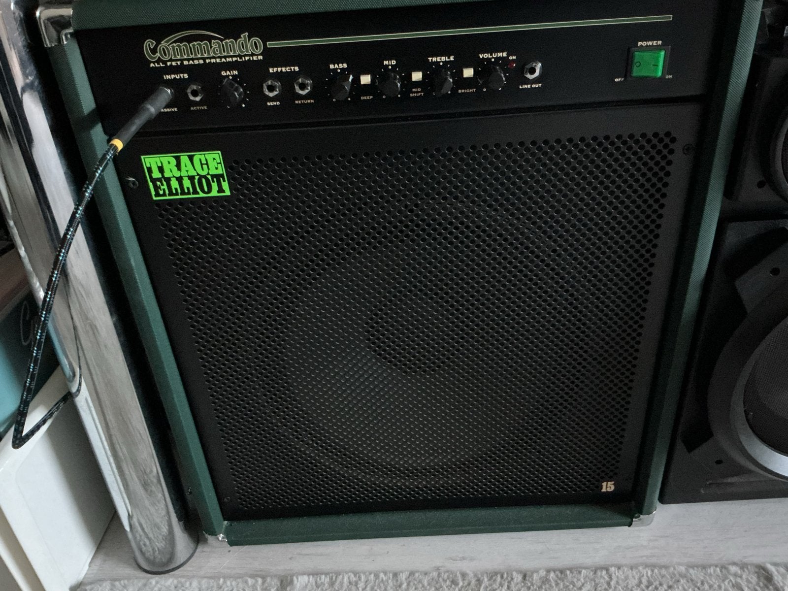 Trace Elliot Commando 15 Basgitaarversterker, Ophalen, Gebruikt, Basgitaar, 100 watt of meer