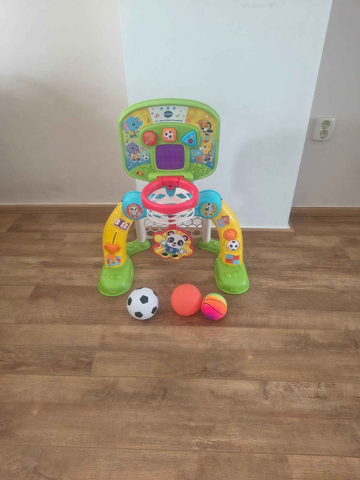 VTech 2-in-1 Sport & Score Voetbal- en Basketbalset, Kinderen en Baby's, Ophalen, Zo goed als nieuw