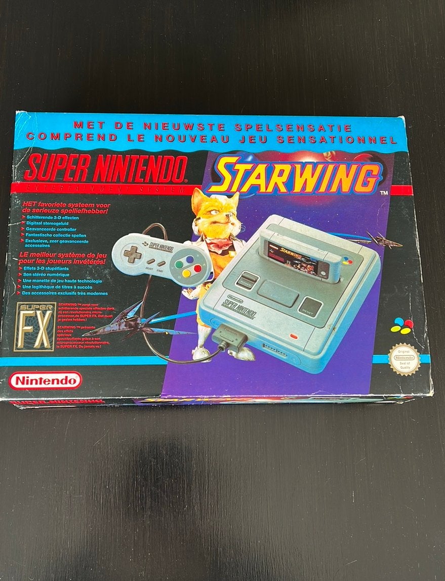 Snes starwing set compleet, Ophalen of Verzenden, Zo goed als nieuw, Met 1 controller