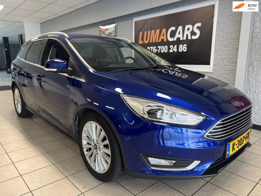 Ford Focus Wagon 1.6 EcoBoost Trend Sport|Vol opties |182pk|, Euro 6, 4 cilinders, Blauw, Handgeschakeld