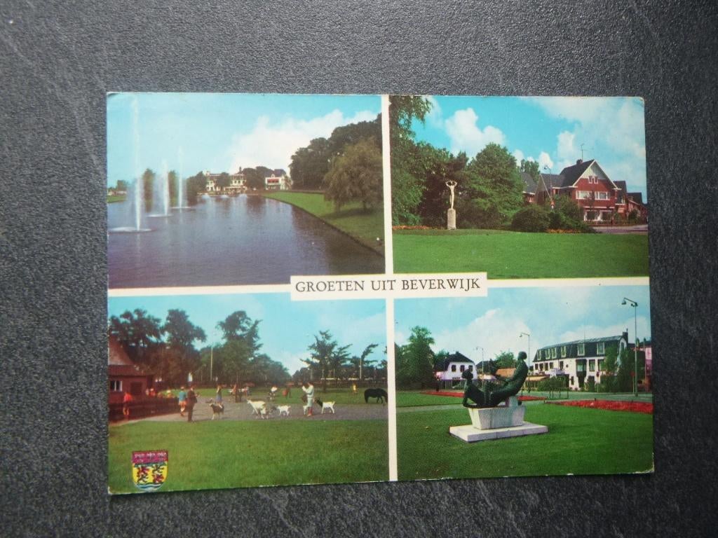 Beverwijk, Stationsvijver/kinderboerderij/Westhoutplein 1968, Verzenden, 1960 tot 1980, Gelopen, Noord-Holland