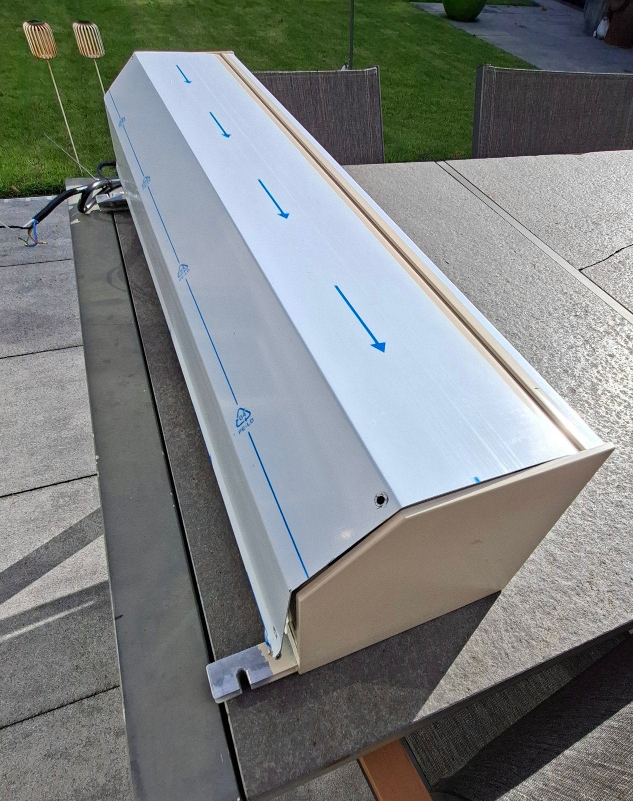 splinter nieuw rolluik, Ophalen, Minder dan 100 cm, Wit, Nieuw