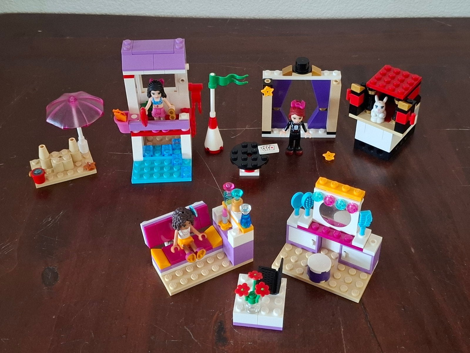 Lego Friends - 3 sets - 41009, 41001, 41028 - incompleet, Gebruikt, Lego, Friends, Ophalen of Verzenden