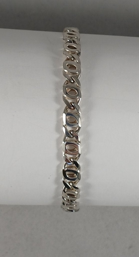 Zilveren armband armketting 21cm 925 zilver, Ophalen of Verzenden, Zo goed als nieuw, https://www.zilverjuwelier.nl/winkel/zilveren-armband-armketting-21cm-925-zilver/