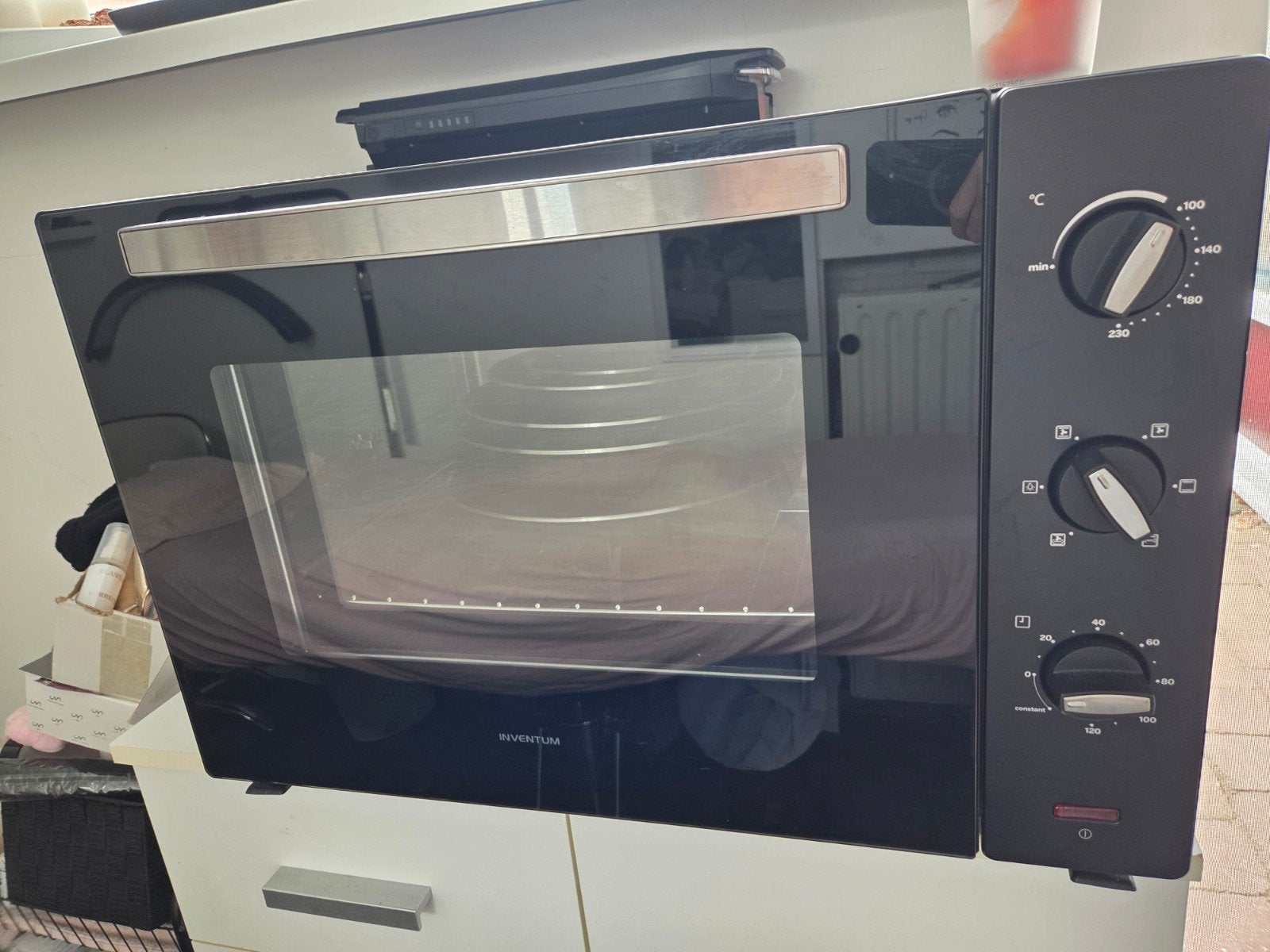 Inventum vrijstaande hetelucht oven, Ophalen, Minder dan 45 cm