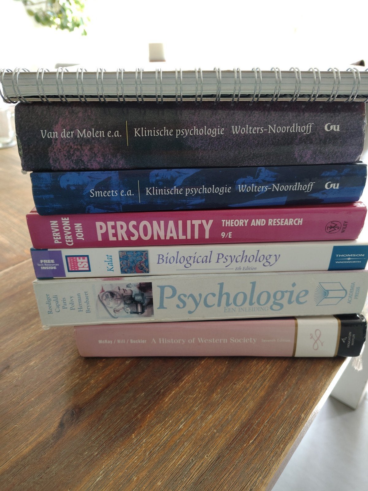 meerdere psychologie studieboeken, Ophalen, Gelezen, School, Studie en Wetenschap