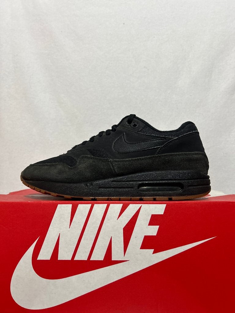 ALS NIEUW! Maat 42,5 - Nike Air Max 1 Black Gum