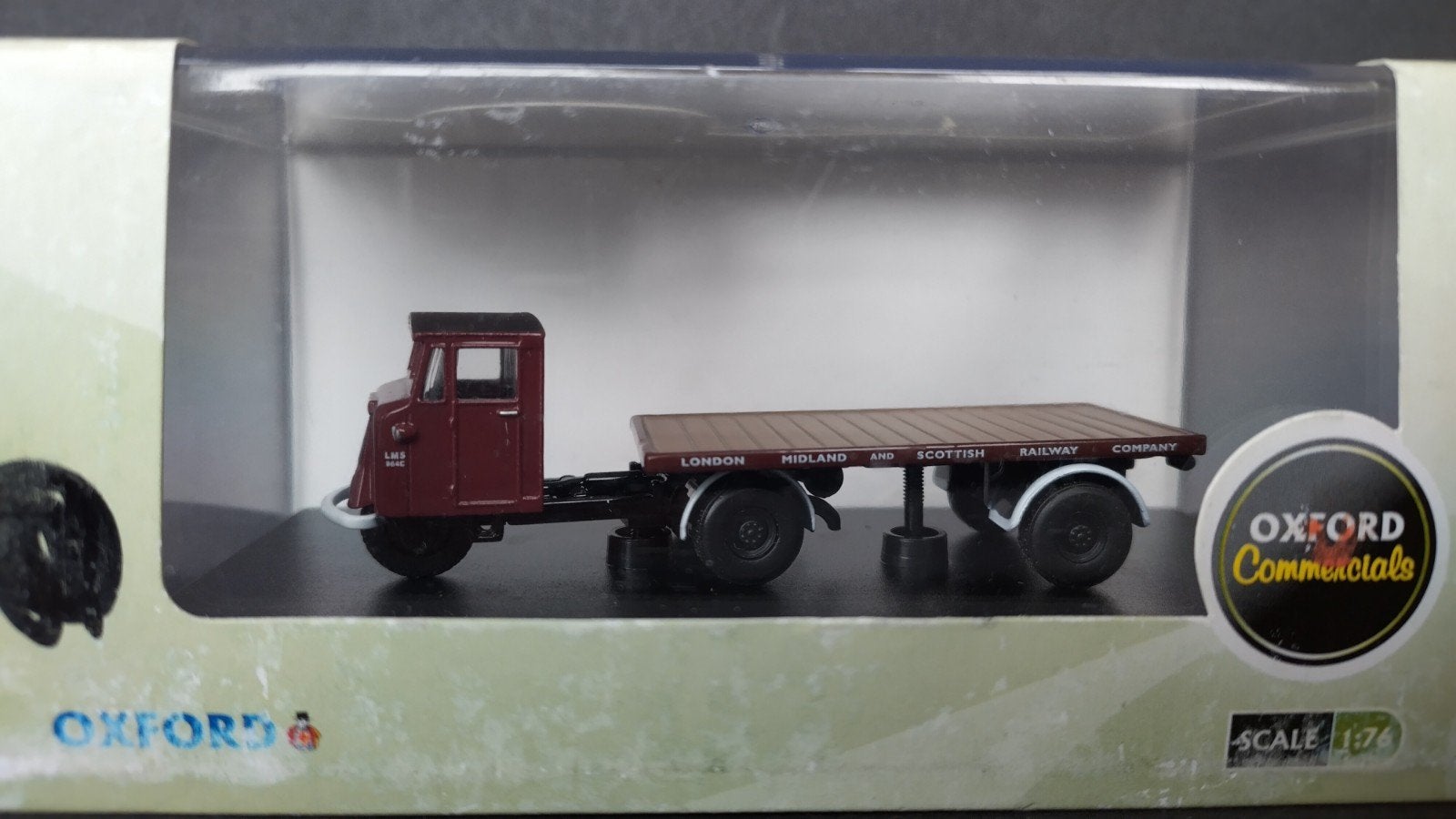 mechanical Horse Flatbed Trailer 1:76 Oxford Diecast Pol, Verzenden, ., Nieuw, .