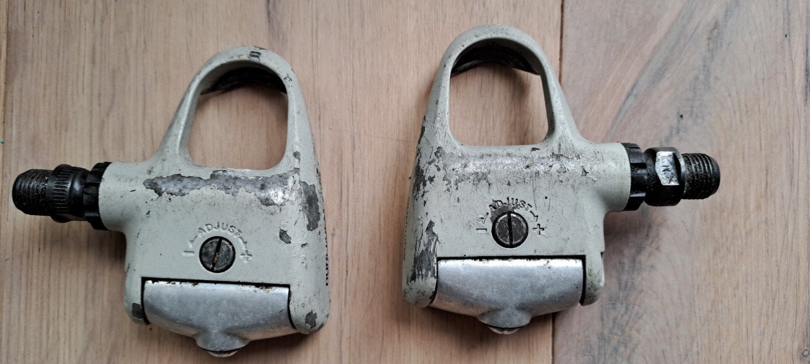 Gebruikte Shimano 600 pedalen, Look patent, Ophalen of Verzenden, Racefiets, Crankstel of Pedalen