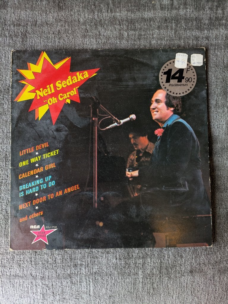 Neil Sedaka - Oh Carol !, Ophalen of Verzenden, Gebruikt, 12 inch