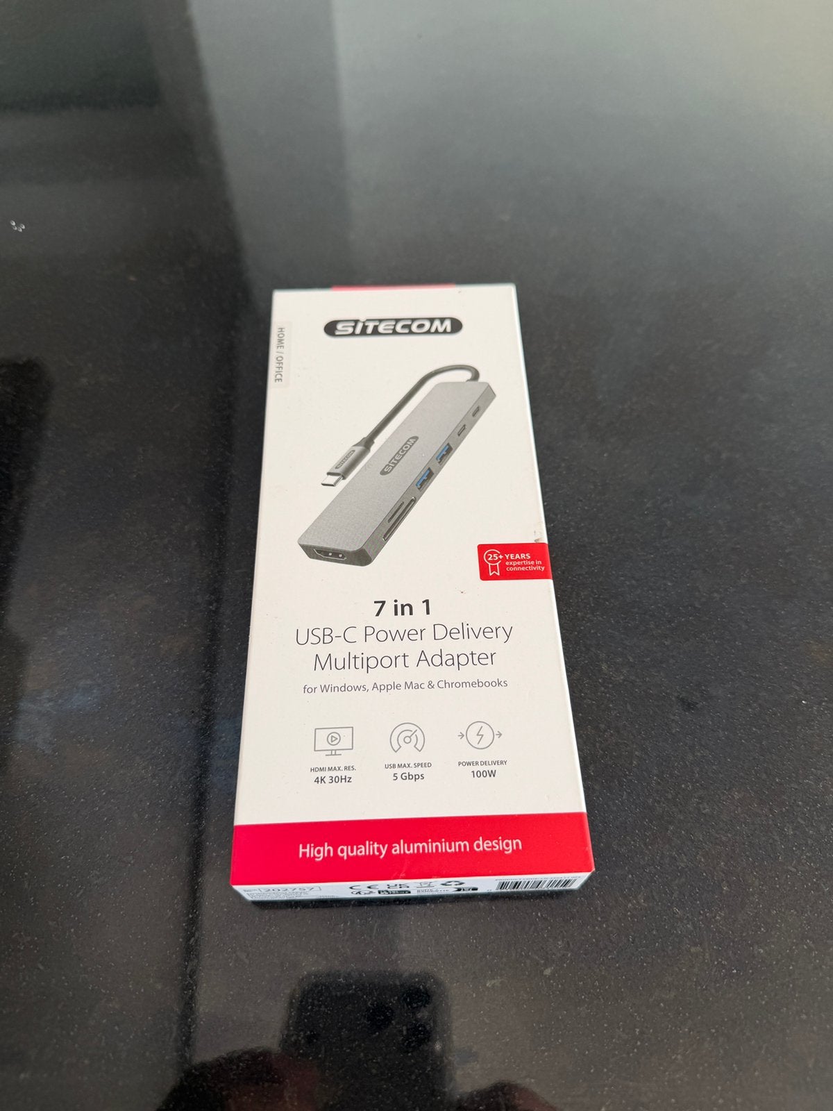 Sitecom 7-in-1 USB-C Multiport Adapter - 4K HDMI, 100W PD, Ophalen of Verzenden, Nieuw, USB-hub, Sitecom