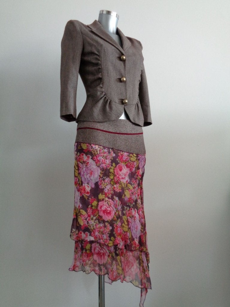 Zaatxchi rok van zijde en wol, maat 38, nieuw, Kleding | Dames, Rokken, Maat 38/40 (M), Overige kleuren, Nieuw, Ophalen of Verzenden