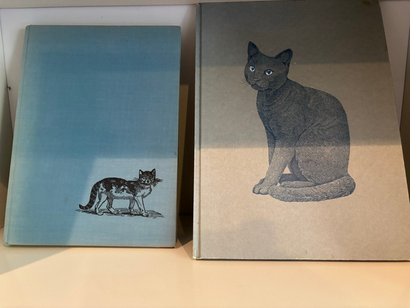 Twee Vintage Kattenboeken: 'Cats Cats Cats' & 'Het Grote Poe, Ophalen of Verzenden, Gelezen, Katten