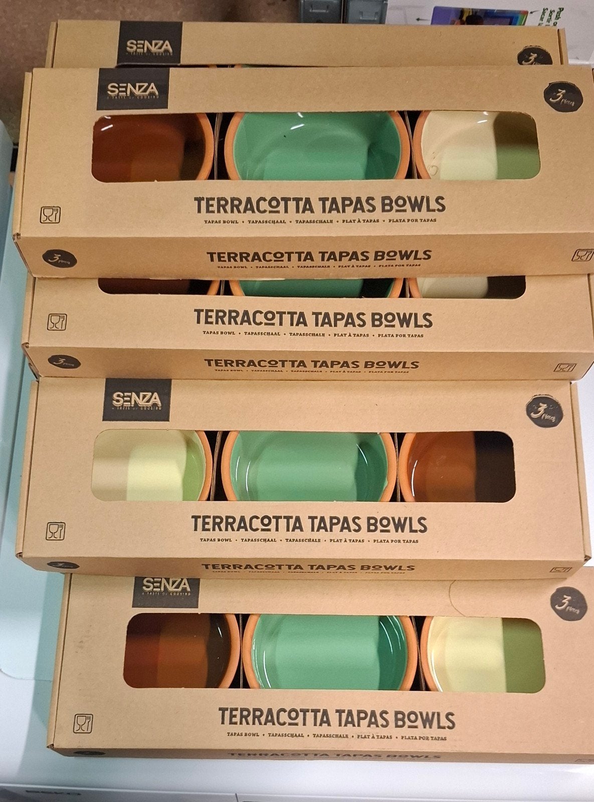 partij 17 sets Terracotta Tapas Schalen Set - Senza & Excell, Ophalen, Onbekend, Nieuw, Senza / Excellent Houseware