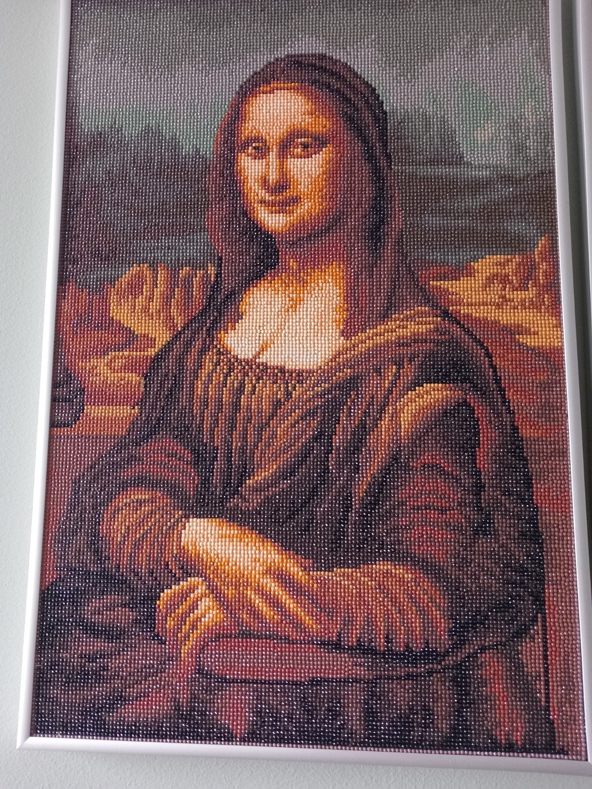 diamond painting schilderijen met lijsten, Ophalen, Minder dan 50 cm, Schilderij