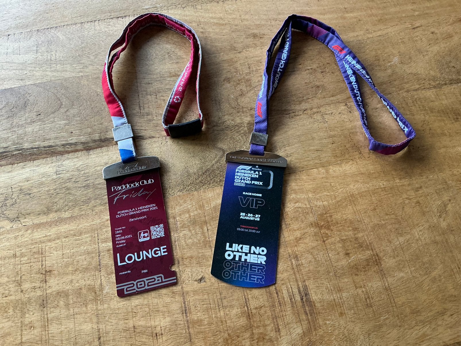Toegangspassen formule 1 Zandvoort, Tickets en Kaartjes, Eén persoon