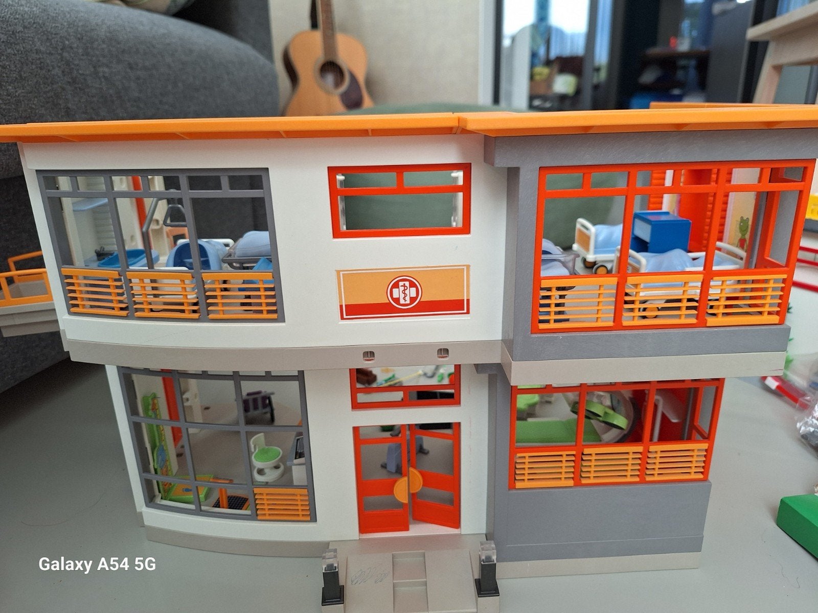 Playmobil ziekenhuis met ambulance en traumahelikopter, Ophalen, Zo goed als nieuw, Losse onderdelen, Gebouw