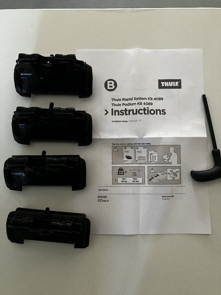 Thule kit 4089 (Hyundai Kona), Ophalen of Verzenden, Gebruikt