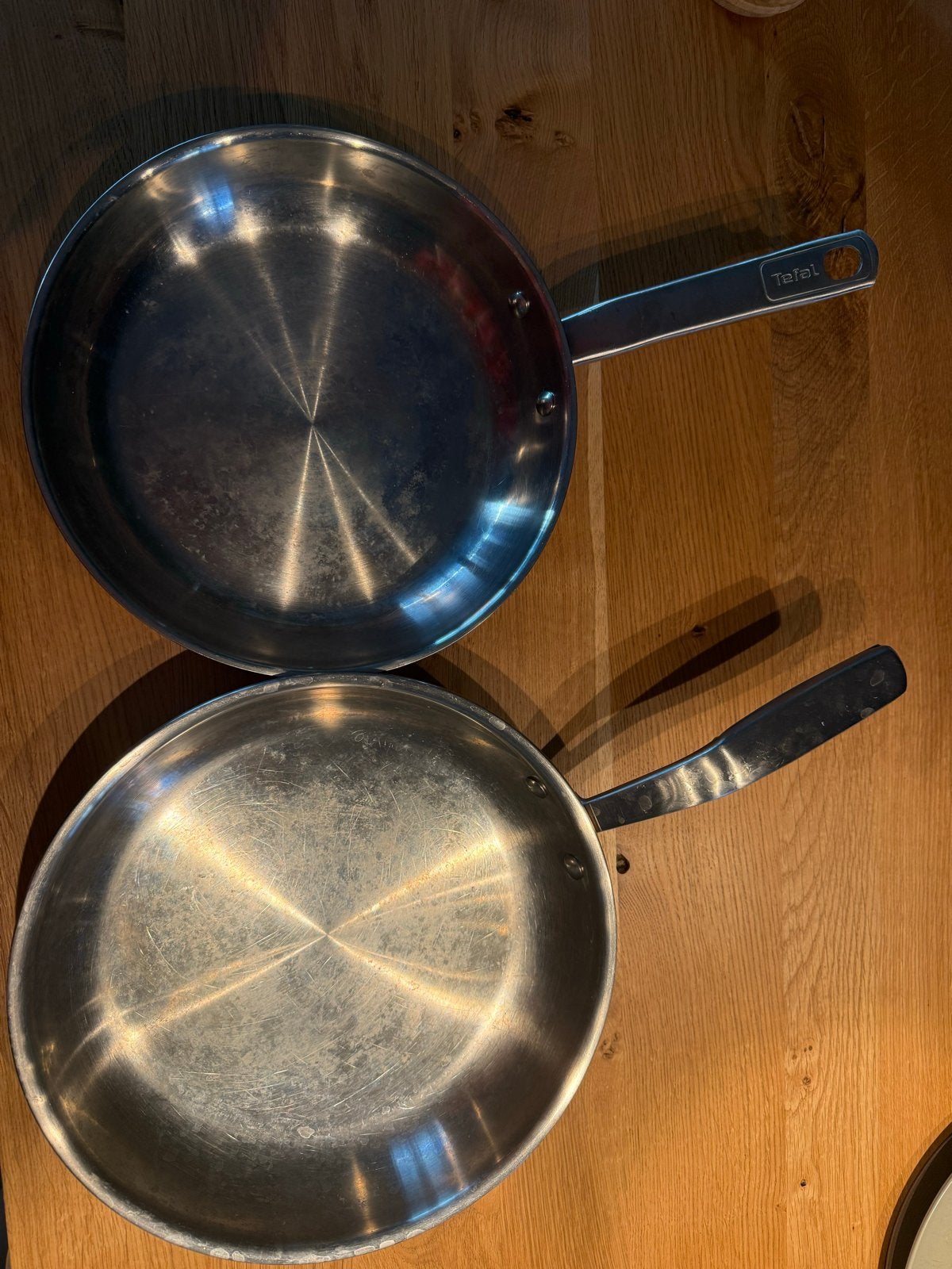 Tefal en ikea koekenpannen set - 2 stuks, Koekenpan, Ophalen of Verzenden, Rvs, Geschikt voor inductie