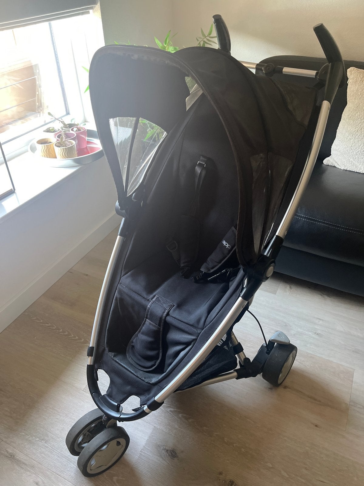 Quinny buggy met regenhoes en zonnekap, Ophalen, Gebruikt, Quinny, Regenhoes
