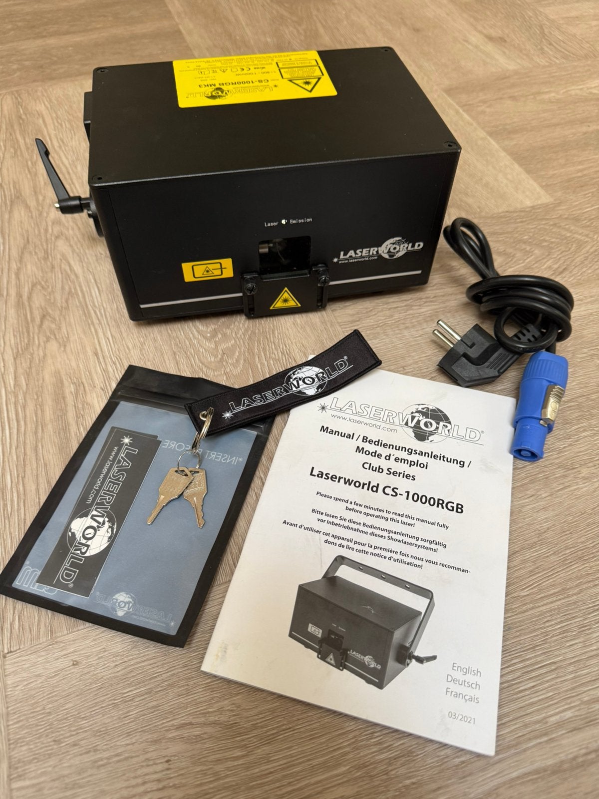 Laser Laserworld CS-1000 RGB MK3, Ophalen, Zo goed als nieuw, Laser, Geluidgestuurd