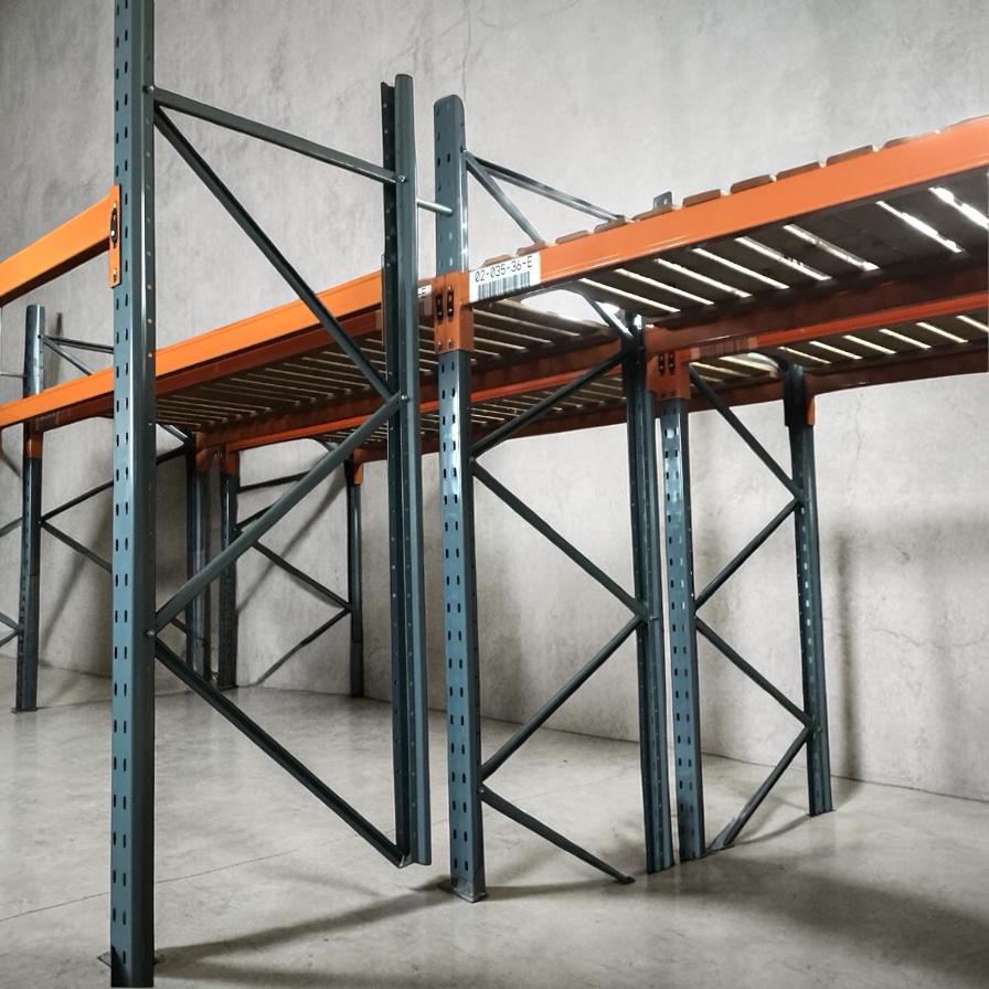 Partij Dexion P90 Palletstellingen 2.9mH/2.7m totaal 35m Br., Ophalen, Zo goed als nieuw