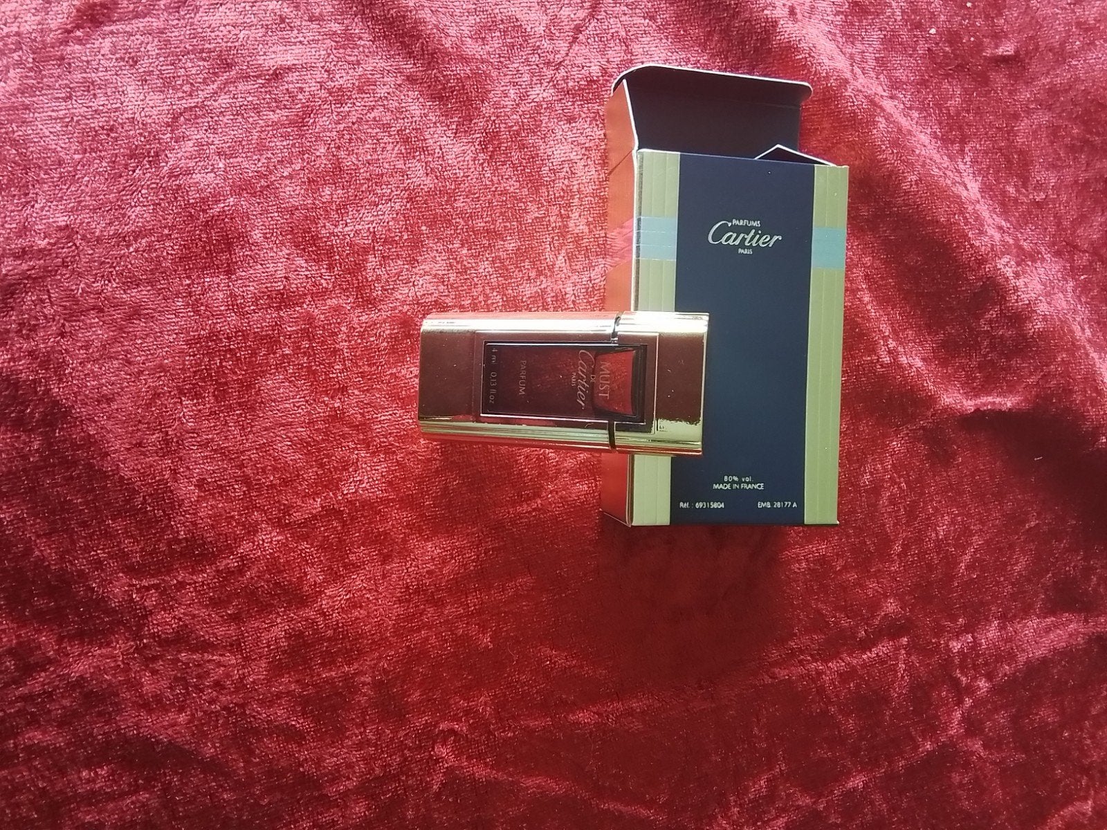 Must de Cartier Parfum 4ml - Vintage Miniatuur, Ophalen of Verzenden, Zo goed als nieuw