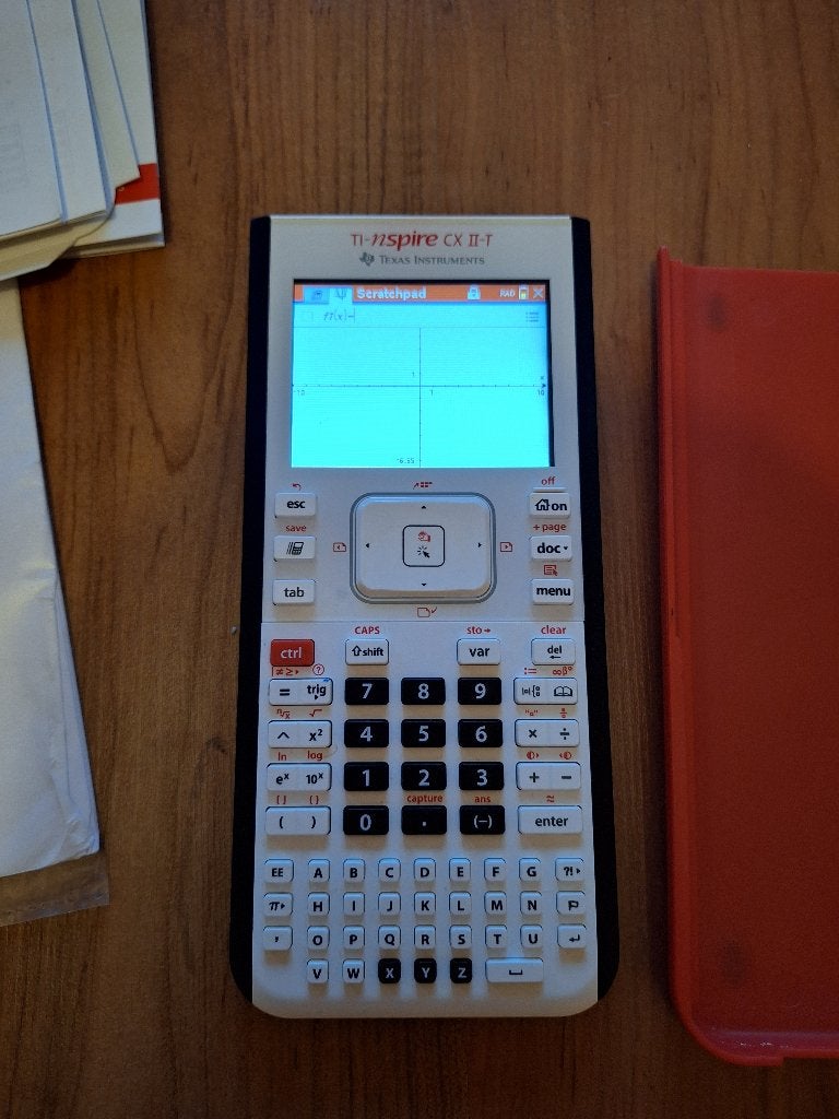 TI-nspire CX II-T, Diversen, Rekenmachines, Ophalen of Verzenden, Grafische rekenmachine, Zo goed als nieuw