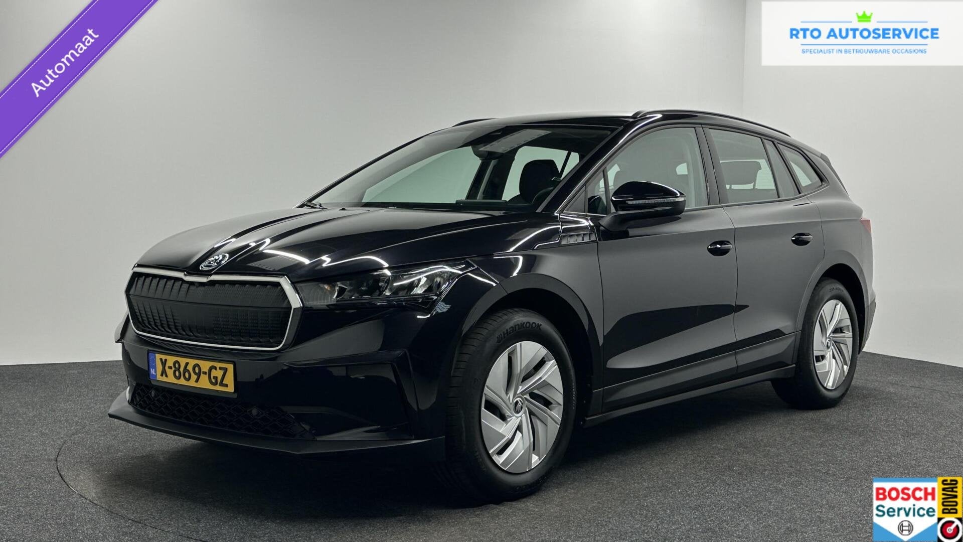 Skoda Enyaq iV 50 Business Edition NAVI ACC CARPLAY. 91% SOH, Auto's, Achterwielaandrijving, Gebruikt, Met garantie (alle), Leder en Stof