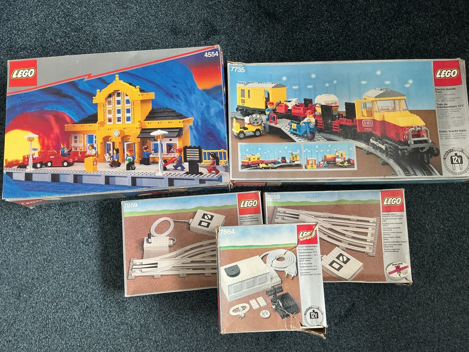 Lego Trein & Station met 12V Trafo en Elektrische Wissels, Kinderen en Baby's, Ophalen, Gebruikt, Overige thema's, Lego