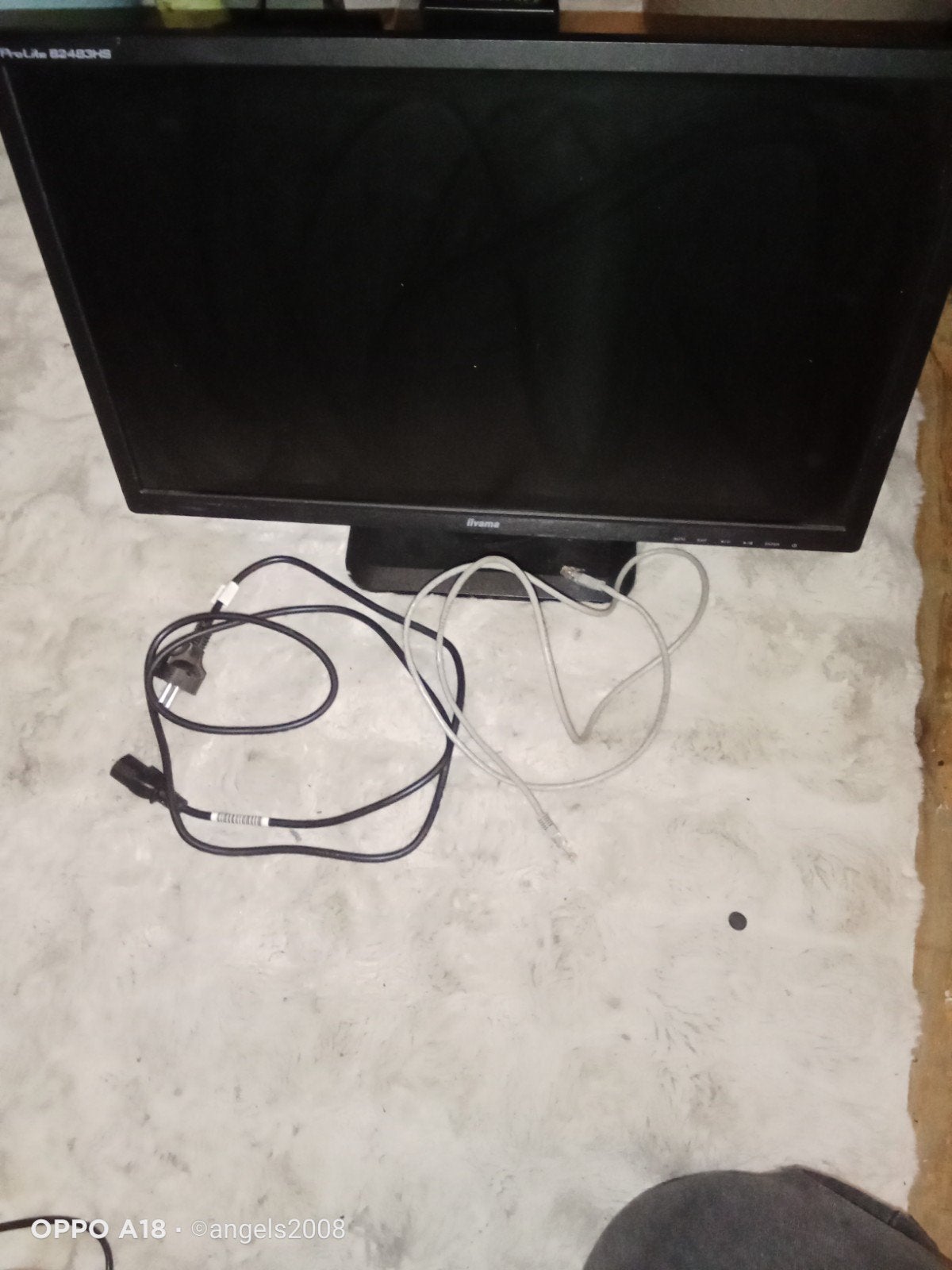 iiyama 24 full hd monitor zwart, Ophalen, HDMI, Full HD, Zo goed als nieuw