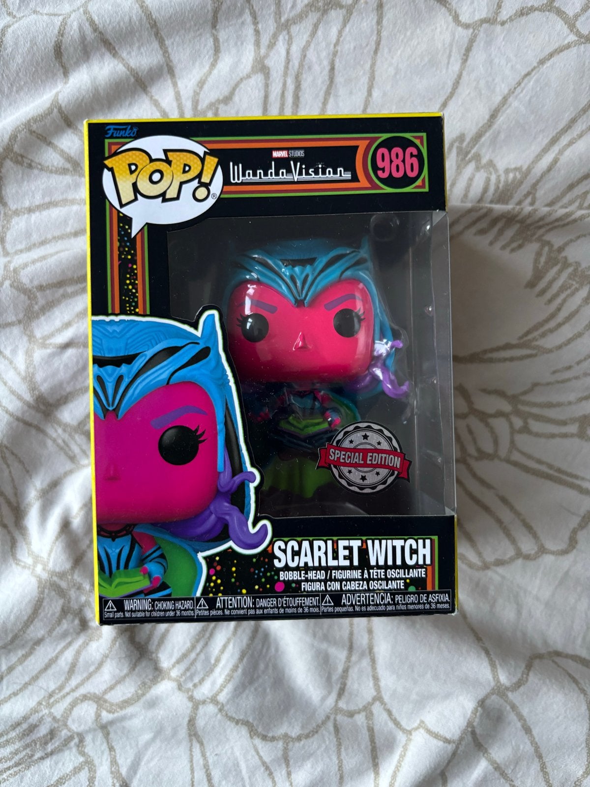 Funko Pop! WandaVision 986 Scarlet Witch Special Edition, Ophalen of Verzenden, Nieuw, Jongen of Meisje