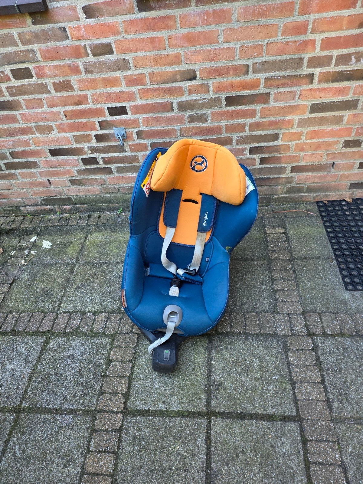 Cybex autostoel - Blauw/Oranje - GRATIS AFHALEN ZWOLLE ZUID, Autogordel of Isofix, Gebruikt, Verstelbare rugleuning, Ophalen