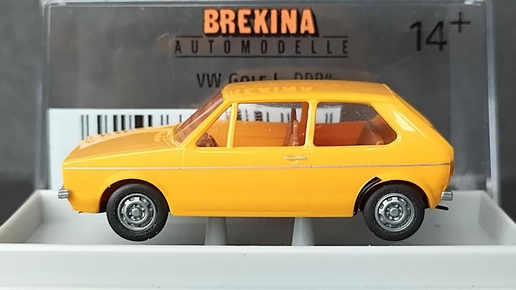 Volkswagen VW Golf mk1 DDR 1:87 H0 Brekina Pol, Hobby en Vrije tijd, Modelauto's | 1:87, Auto, Info@brekina.de, Brekina, Brekina gmbh