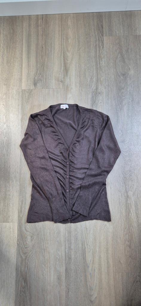 Bruin vestje met knoopjes, maat L, b.bocelli, Bruin, Maat 42/44 (L), Ophalen of Verzenden, B.bocelli