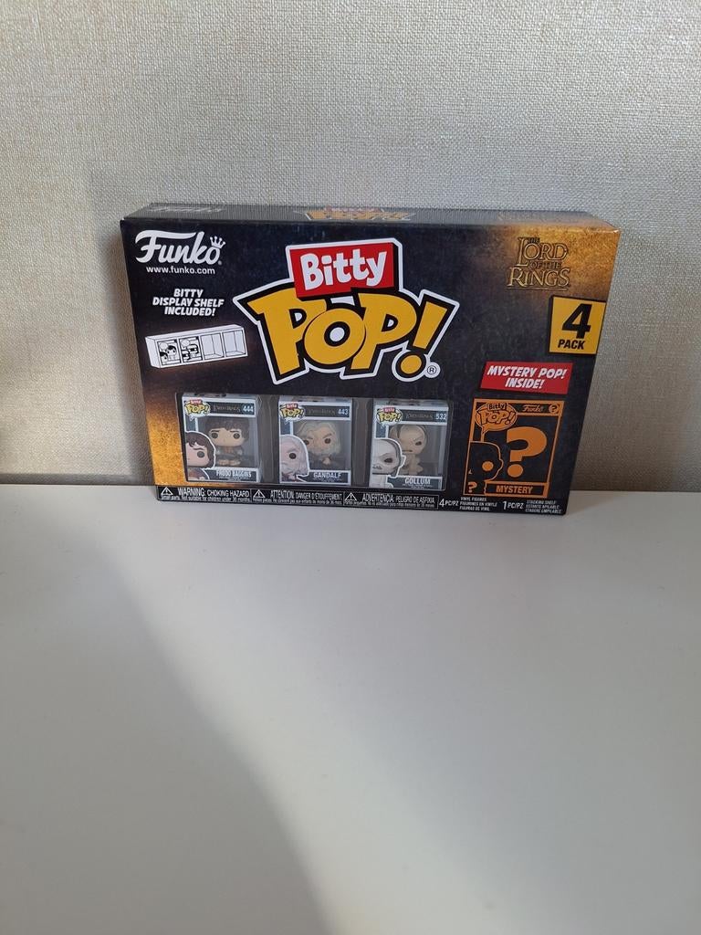 Funko Bitty Pop! Lord of the Rings 4-pack met display, Ophalen of Verzenden, Nieuw