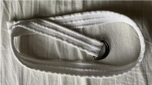 Witte kinderriem, riem jongen meisje; 75 cm lang, Ophalen of Verzenden, Zo goed als nieuw