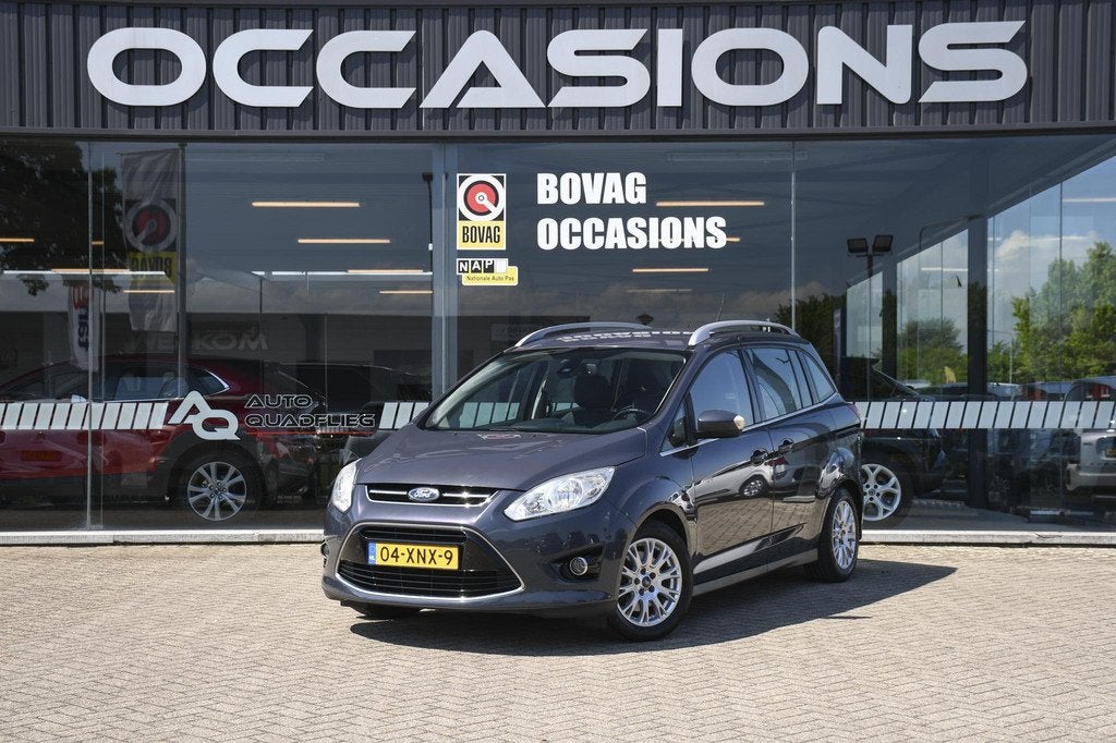 Ford Grand C-Max 1.6 Titanium 7 PERSONEN/ CRUISE CONTROL/ LM, Auto's, Ford, Voorwielaandrijving, Gebruikt, 750 kg, 4 cilinders
