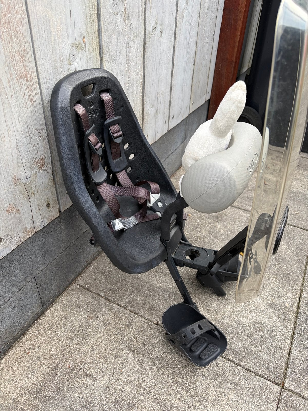 Yepp voorzitje met windscherm en Nijntje slaaprol, Ophalen, Voorzitje, 0 t/m 13 kg, Gebruikt