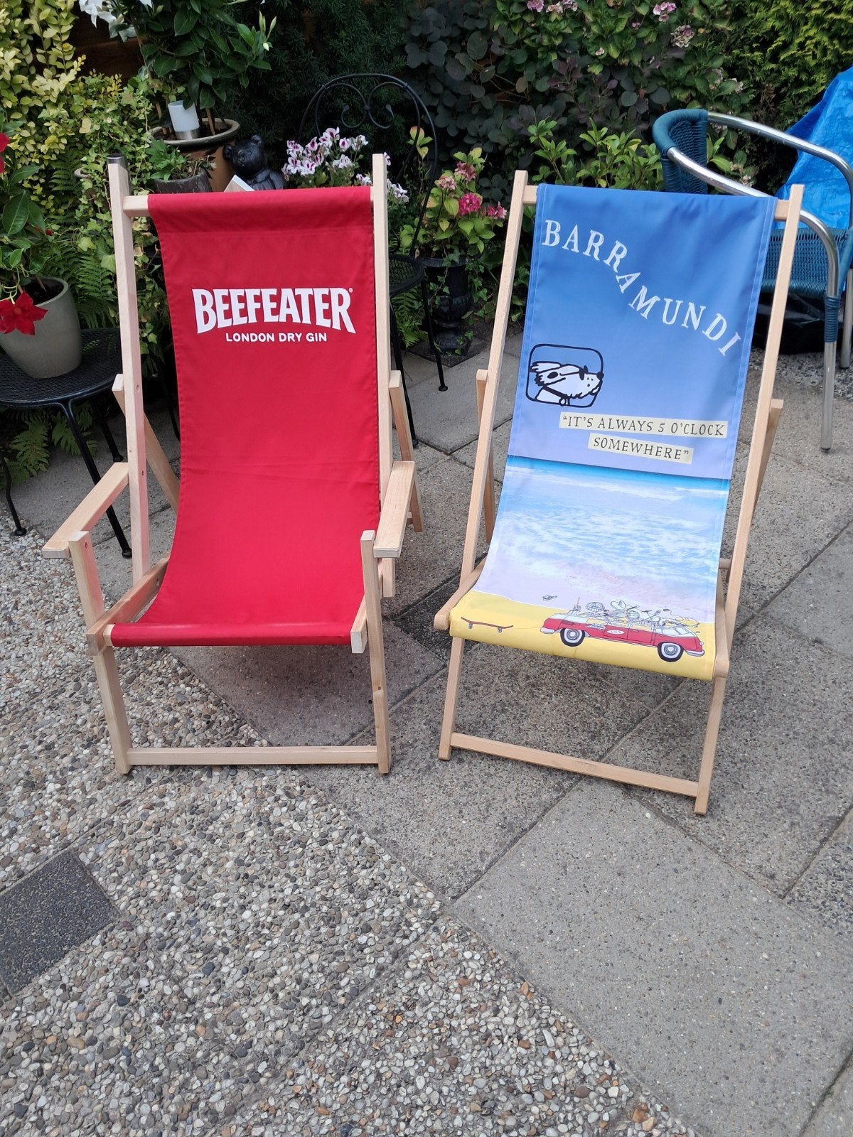 strandstoelen, Ophalen, Nieuw, Hout, Inklapbaar