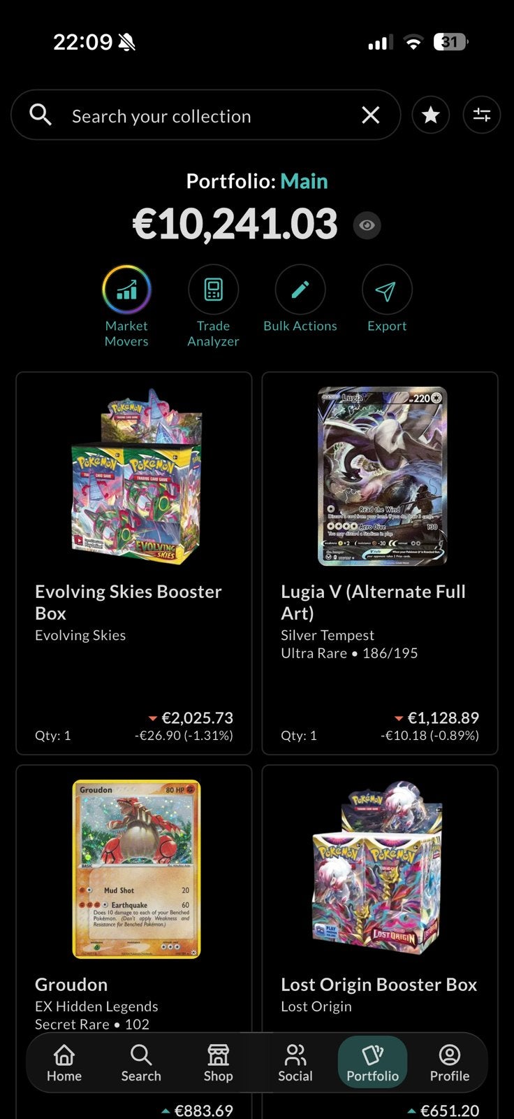 Pokémon collectie te koop - PSA slabs en sealed, Ophalen, Zo goed als nieuw, Meerdere kaarten