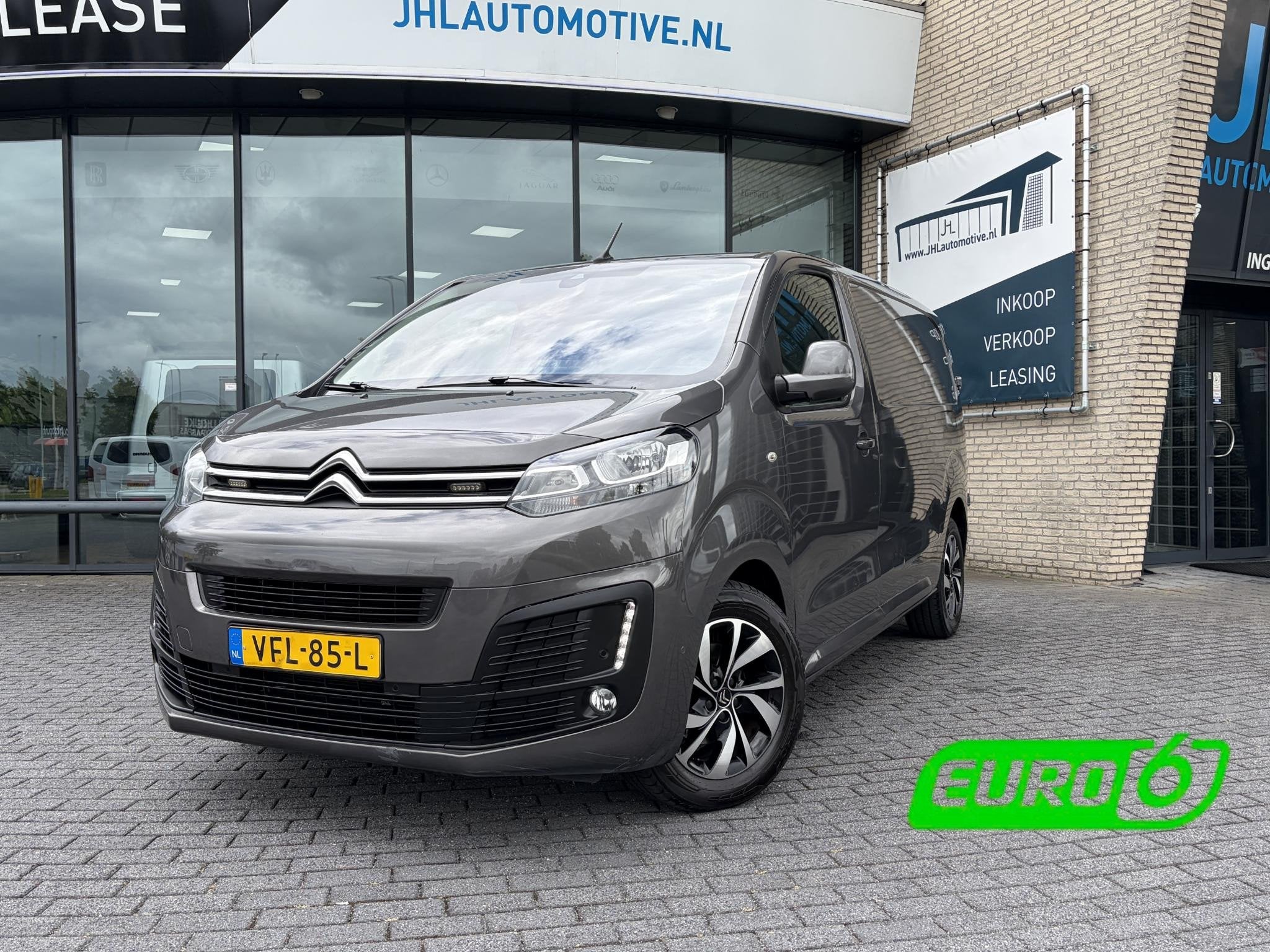 Citroen Jumpy 2.0 HDI 180*AUTOM.*NAVI*CRUISE*CAM*TEL*LED*PDC, Stof, Gebruikt, Euro 6, Citroën