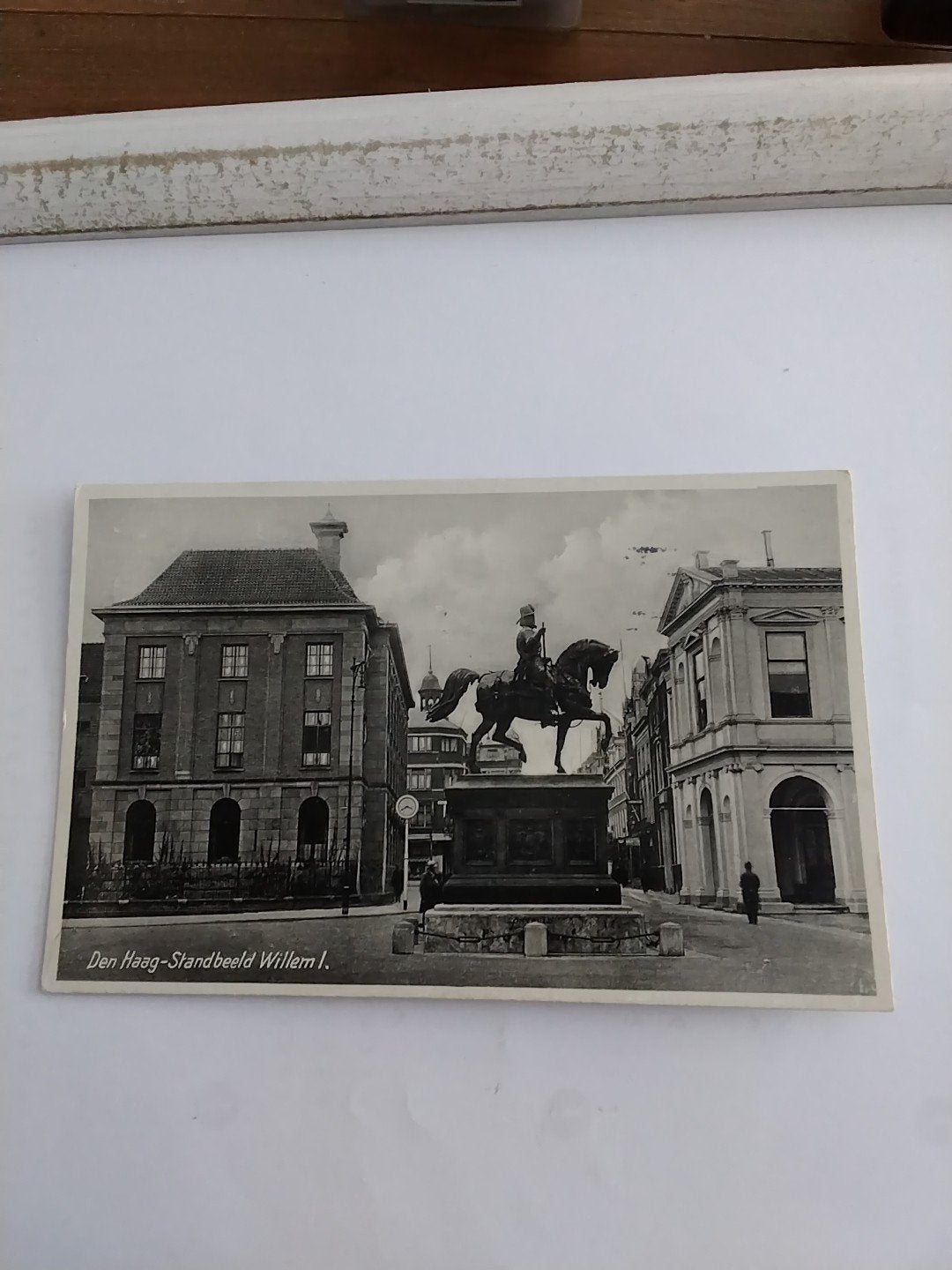 Oude Ansichtkaart Den Haag - Standbeeld Willem I, Ophalen of Verzenden, Voor 1920, Gelopen, Zuid-Holland