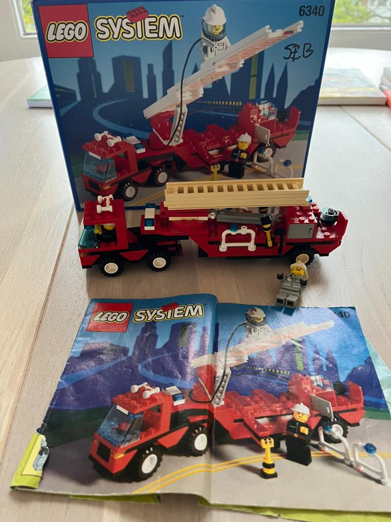 Lego System brandweer set 6340, Ophalen of Verzenden, Zo goed als nieuw
