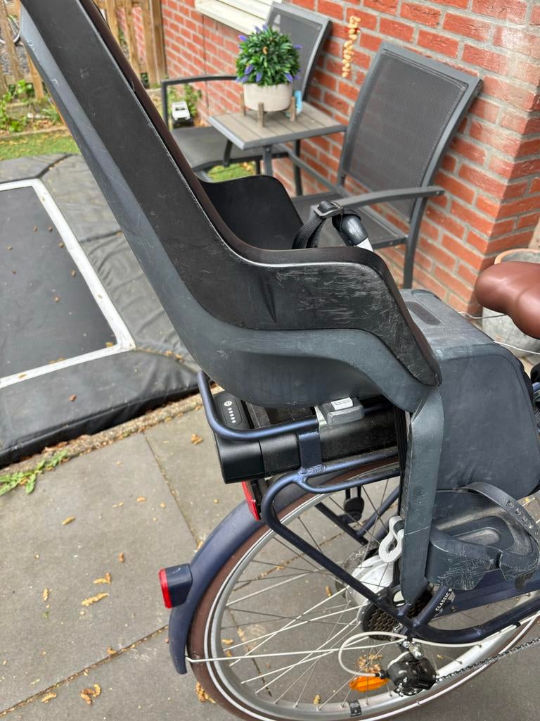 Bobike Achterzitje voor E-bike met Bevestiging, Ophalen, Gebruikt, Achterzitje